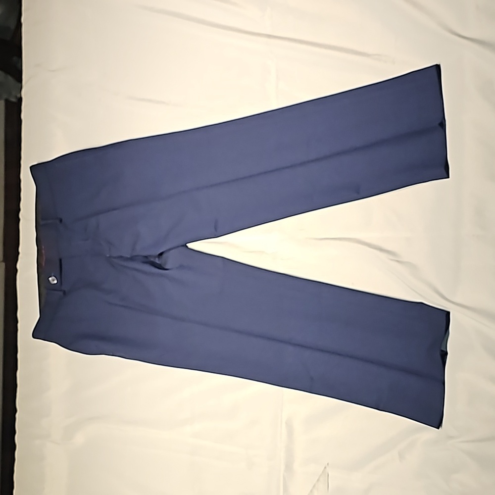 VanHuesen Flex mens size 34/30 blue pants. Wrinkle free super lightweight